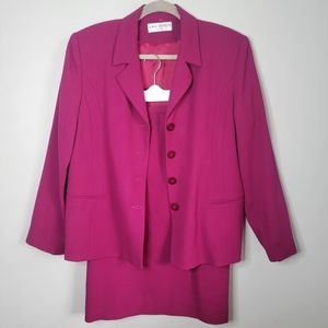 A & K XL Designs 2 Piece Wool Skirt Set (14)
